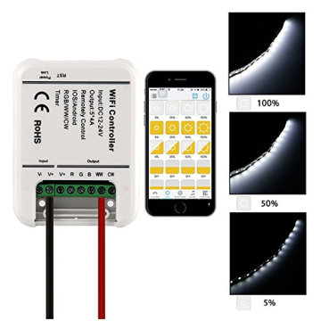 Contrôleur à distance des canaux 5 de CC 12-24V WIFI pour la lumière de bande de RGB LED avec le prix usine